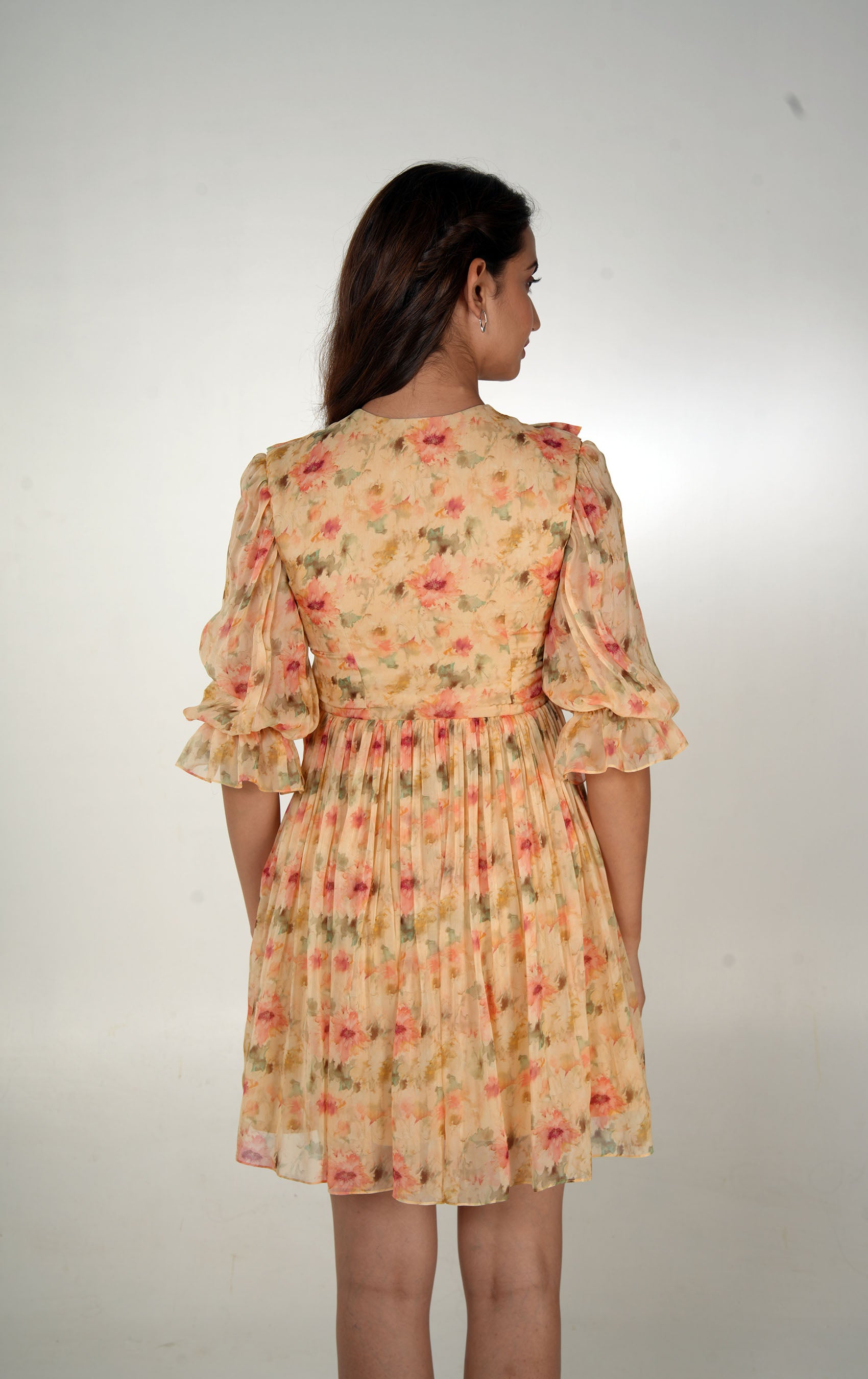 Dahlia Embroidered Short dress